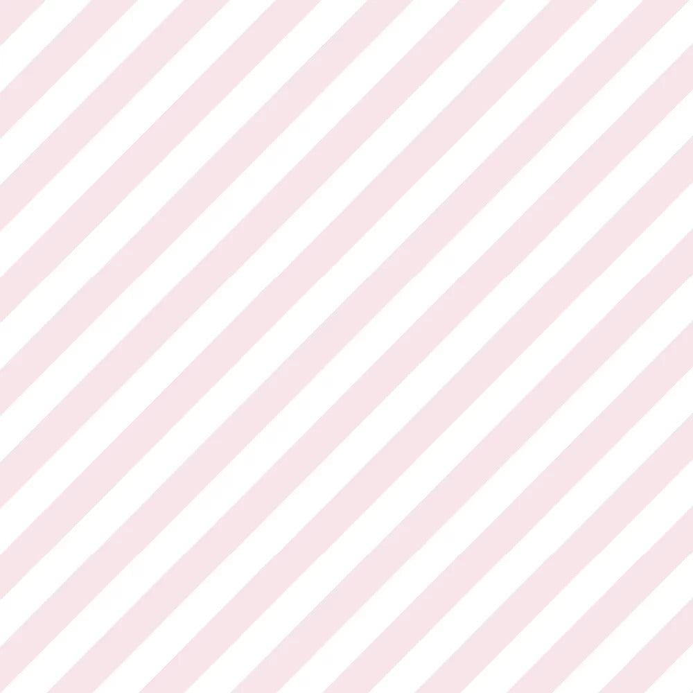 Large Diagonal Stripes Wallpaper - Pink