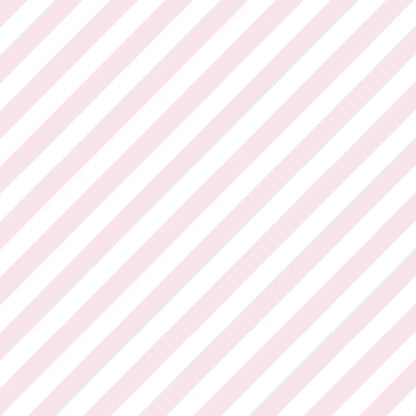 Large Diagonal Stripes Wallpaper - Pink