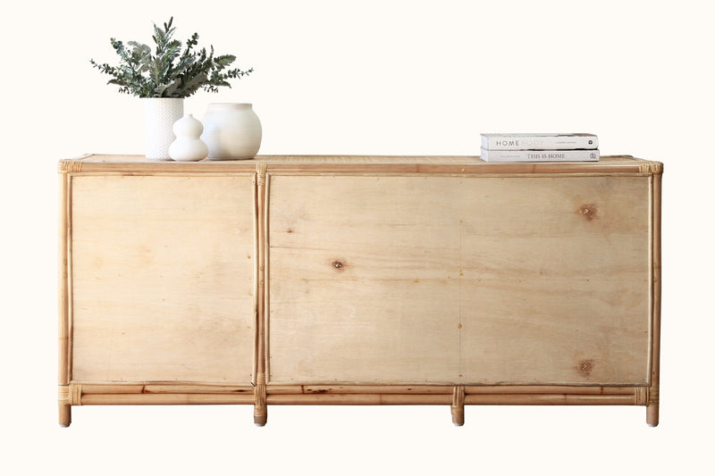 Biscayne Cane Buffet Cupboards - 2 Sizes
