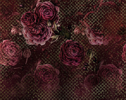 Rouge Intense Mural Wallpaper