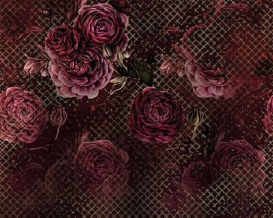Rouge Intense Mural Wallpaper