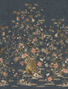 Garden of Serenity - Custom Sized Wallpaper Mural (per m2) - Midnight Blue