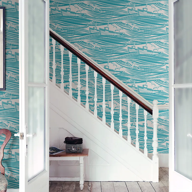 Whitby Boat Wallpaper - Lido