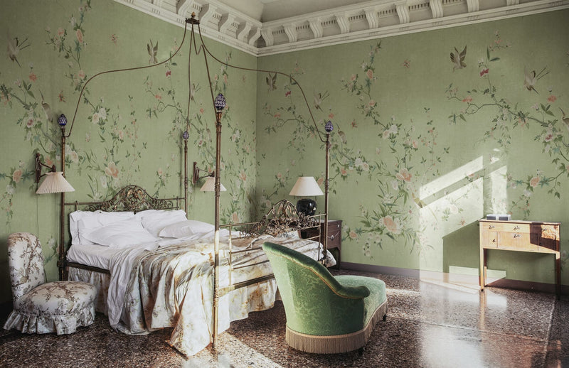 Whispering Blooms Wallpaper Mural {per m2}