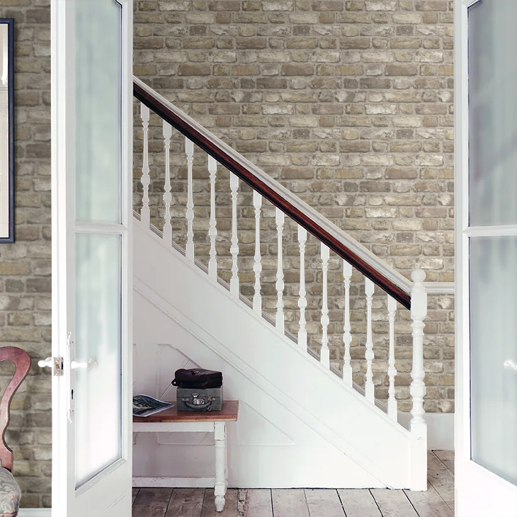 Brick Wallpaper - Neutral