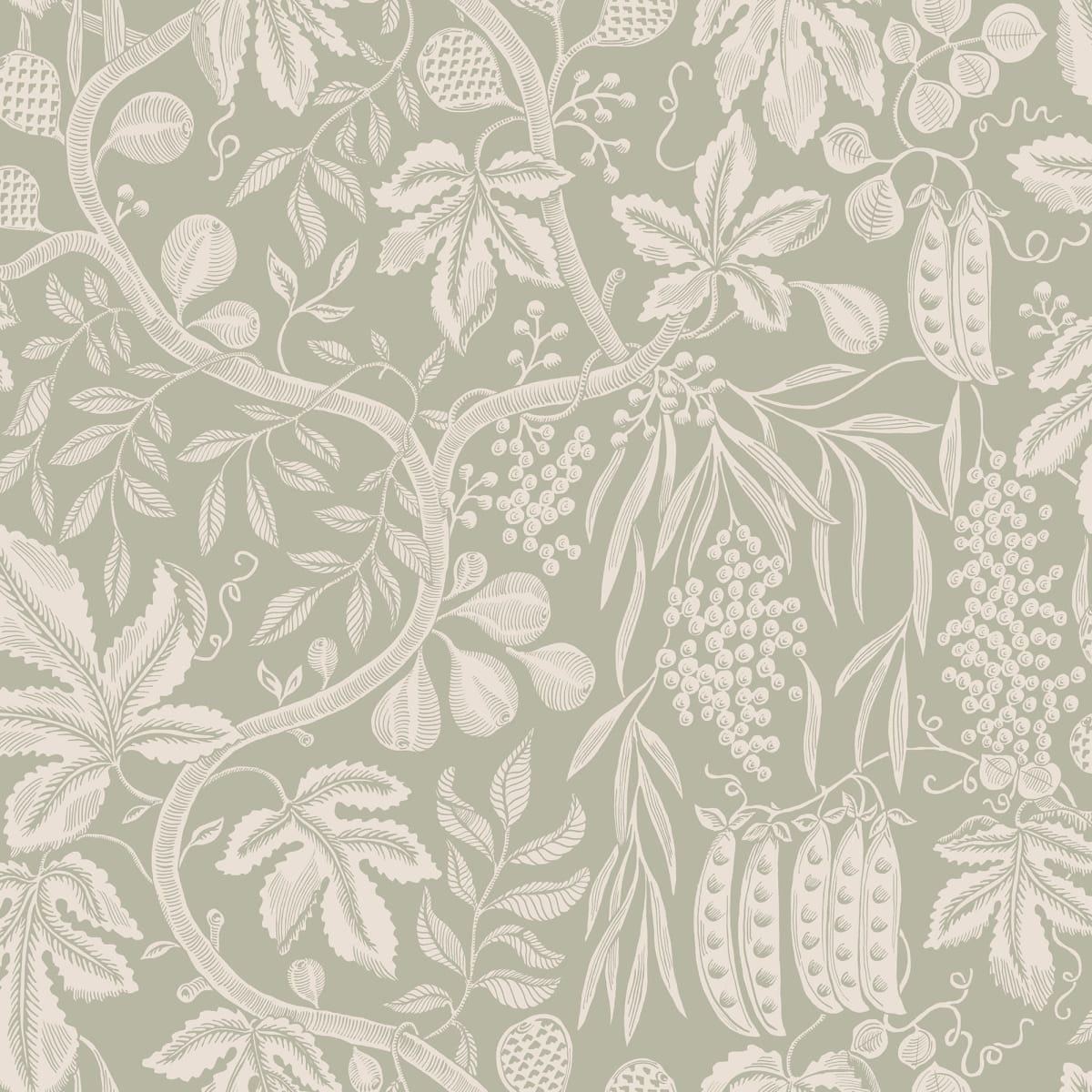 Fig Garden Wallpaper - Sandstone
