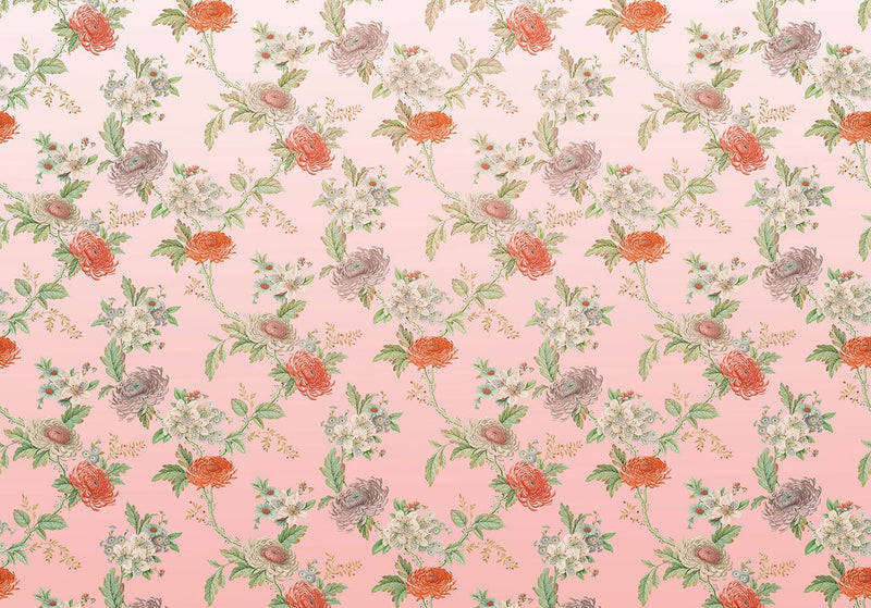 Blossom Reverie - Custom Sized Wallpaper Mural (per m2)