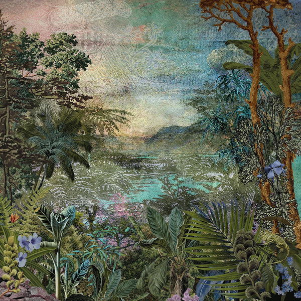 Sample – Cours Fluvial - Custom Sized Wallpaper Mural (per m2)