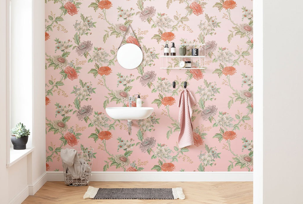 Sample – Blossom Reverie - Custom Sized Wallpaper Mural (per m2)