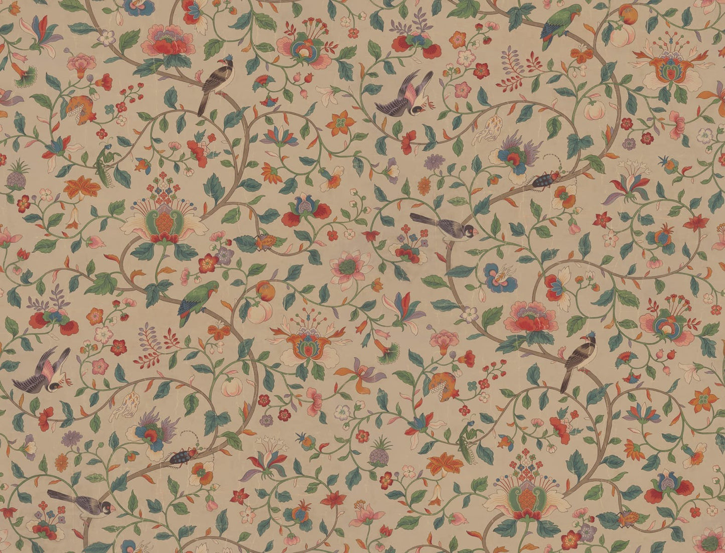 Hedda Mural Wallpaper - Multicolour