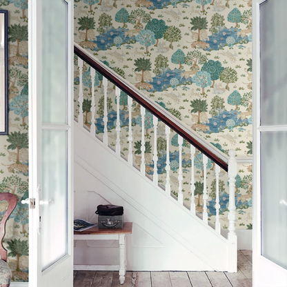 Pamir Wallpaper - Cream/Nettle