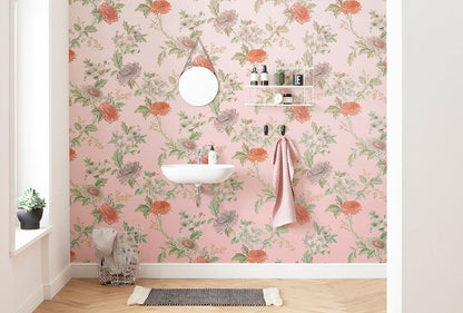Blossom Reverie - Custom Sized Wallpaper Mural (per m2)
