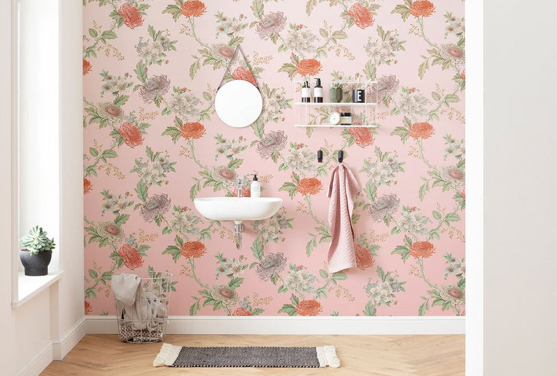 Blossom Reverie - Custom Sized Wallpaper Mural (per m2)