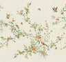 Whispering Blooms - Custom Sized Wallpaper Mural (per m2) - Spring Green