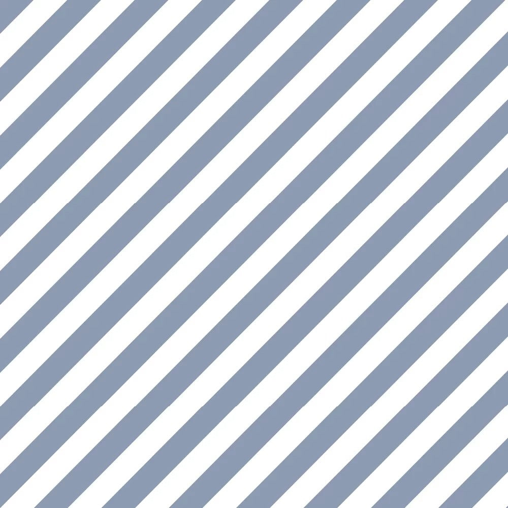 Sample - Large Diagonal Stripes Wallpaper - Blue