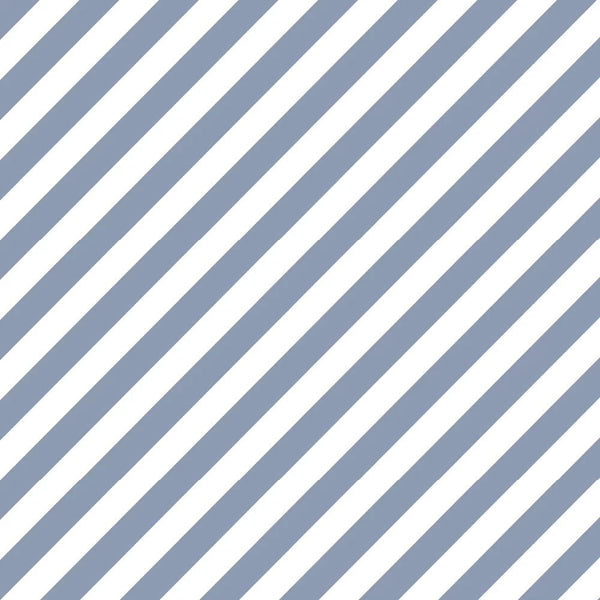 Sample - Large Diagonal Stripes Wallpaper - Blue