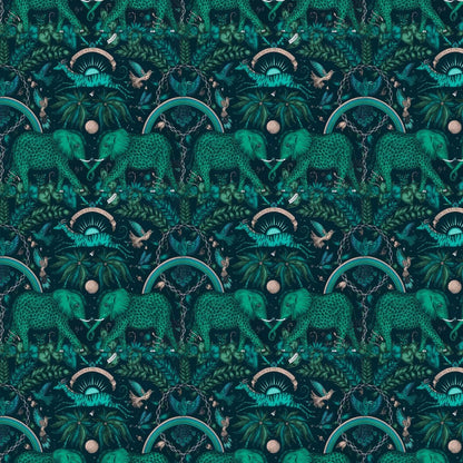 Zambezi Wallpaper - Teal