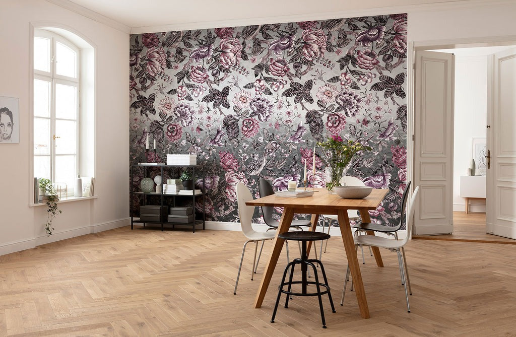 Sample – Twilight Bloom - Custom Sized Wallpaper Mural (per m2)