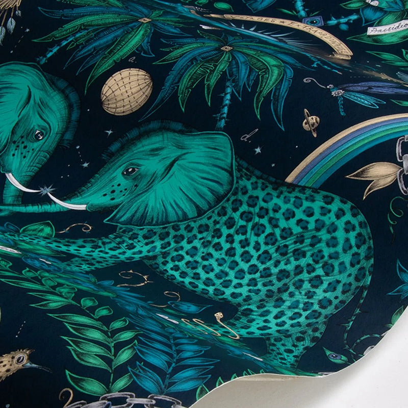Sample - Zambezi Wallpaper - Teal