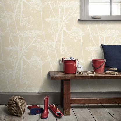 Cow Parsley Wallpaper - Cream/Oatmeal
