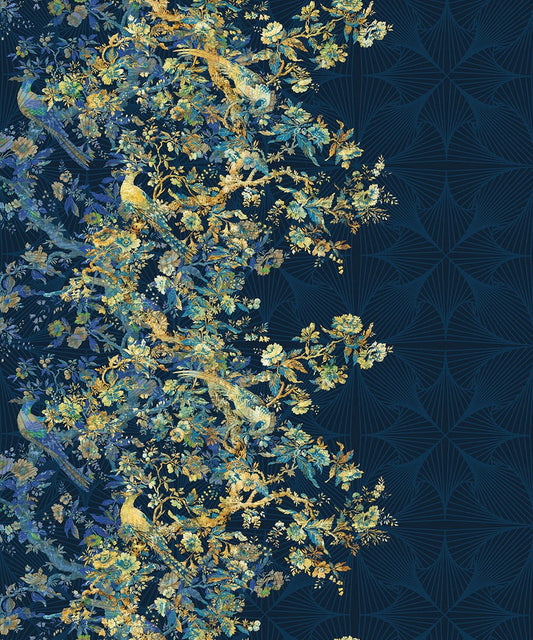 Golden Verve - Custom Sized Wallpaper Mural (per m2)