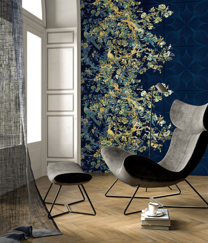Golden Verve - Custom Sized Wallpaper Mural (per m2)