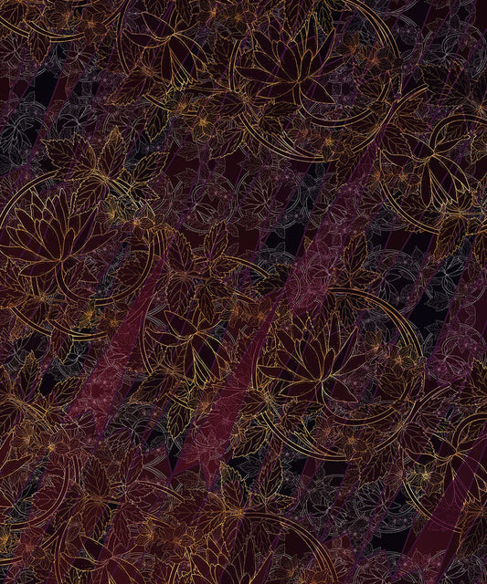 Midnight Ember - Custom Sized Wallpaper Mural (per m2)