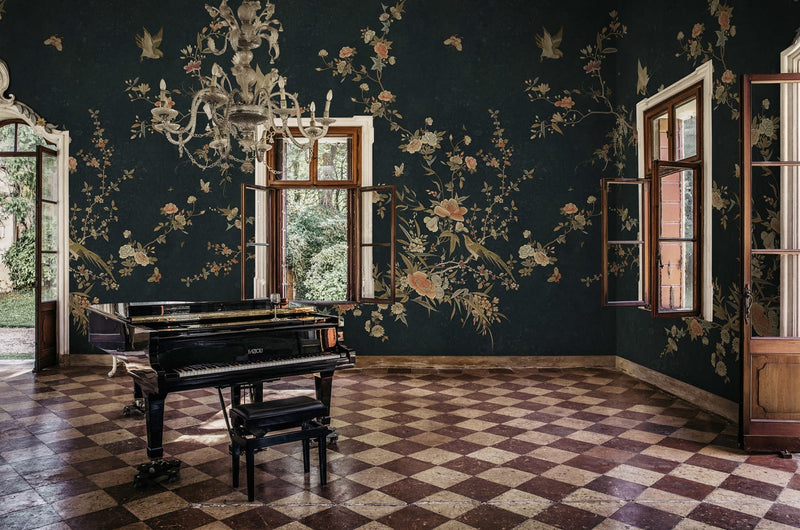 Whispering Blooms Wallpaper Mural {per m2}