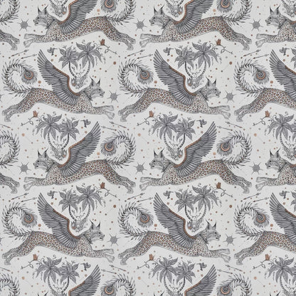 Lynx by Emma Shipley Wallpaper - Nude