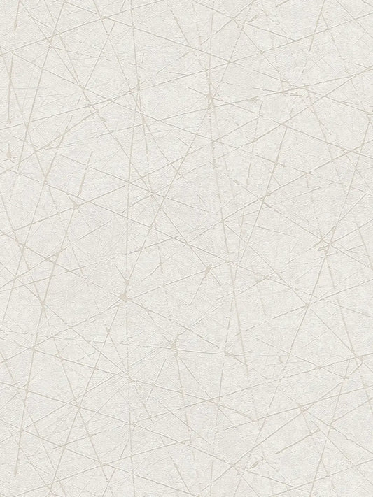 Linear Web - Geometric Wallpaper - White