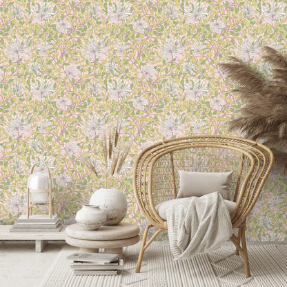 Honeysuckle Leaf Trail - Ohpopsi - Soft Pink