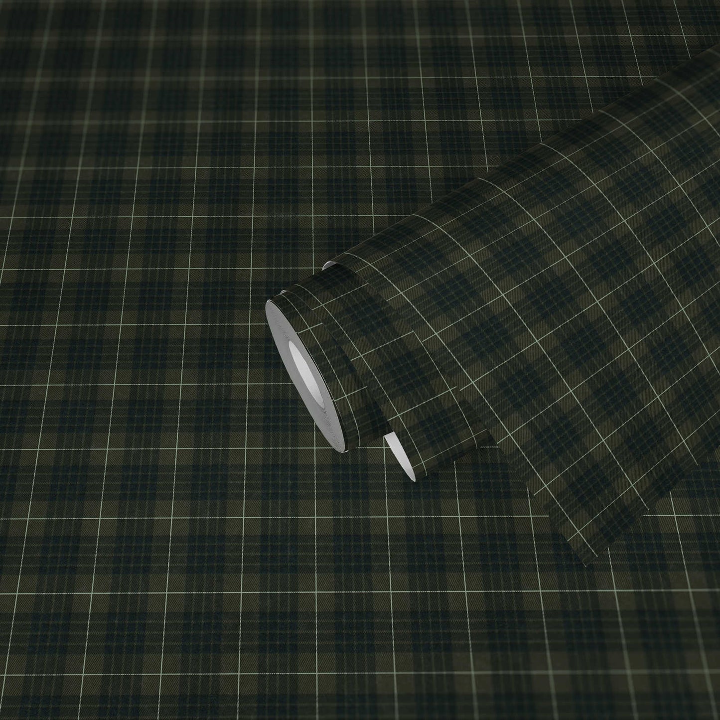 Tartan The Wallpaper - Khaki