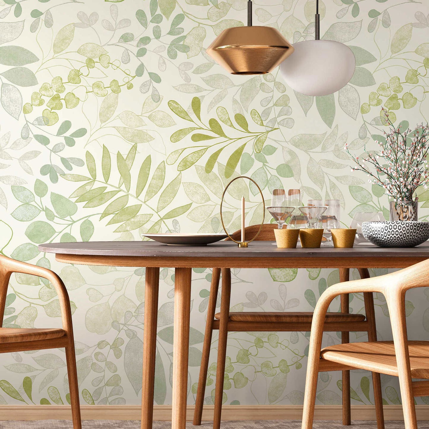 Scandi Dreams Wallpaper - Green