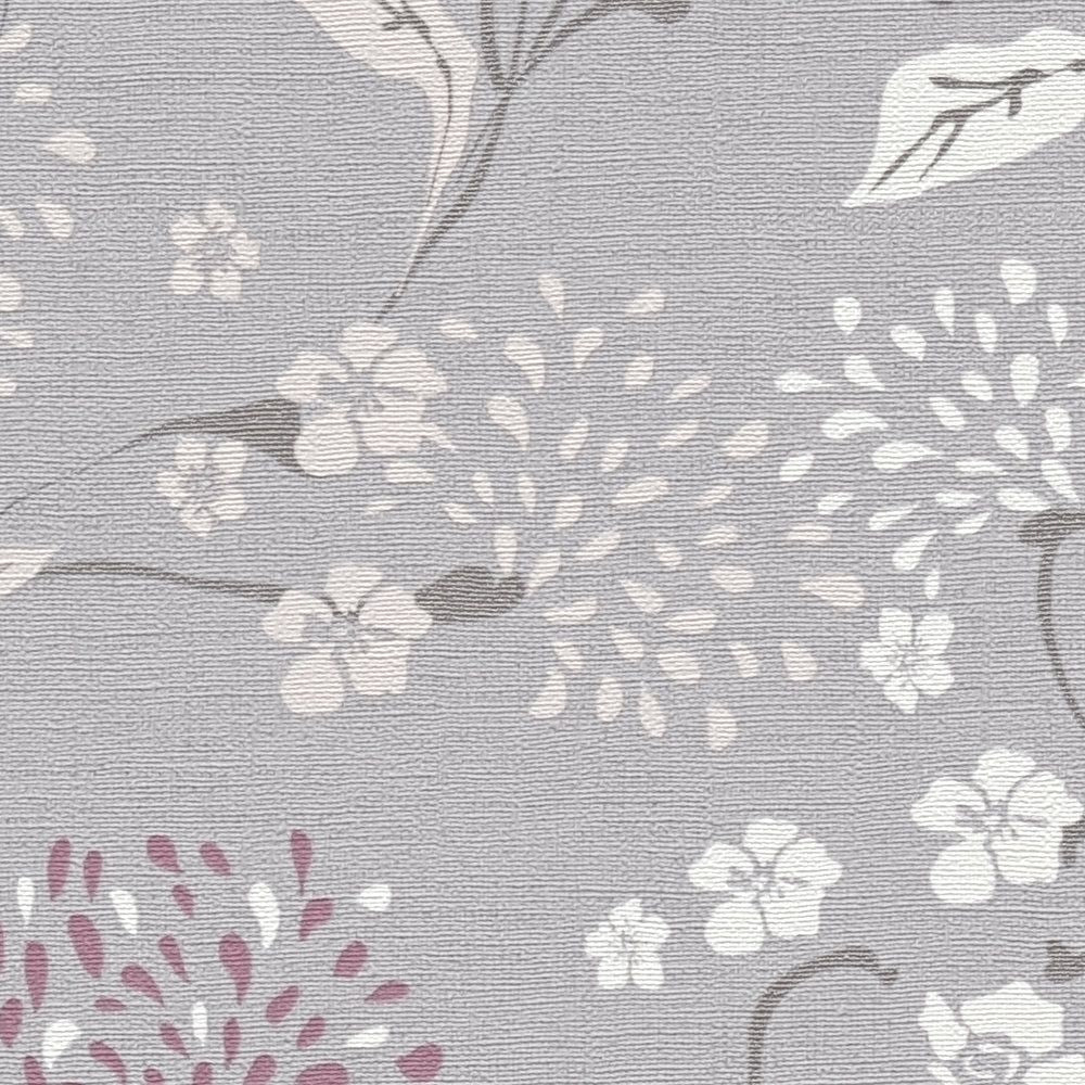 Bloom Wallpaper - House of Turnowsky - Grey/White