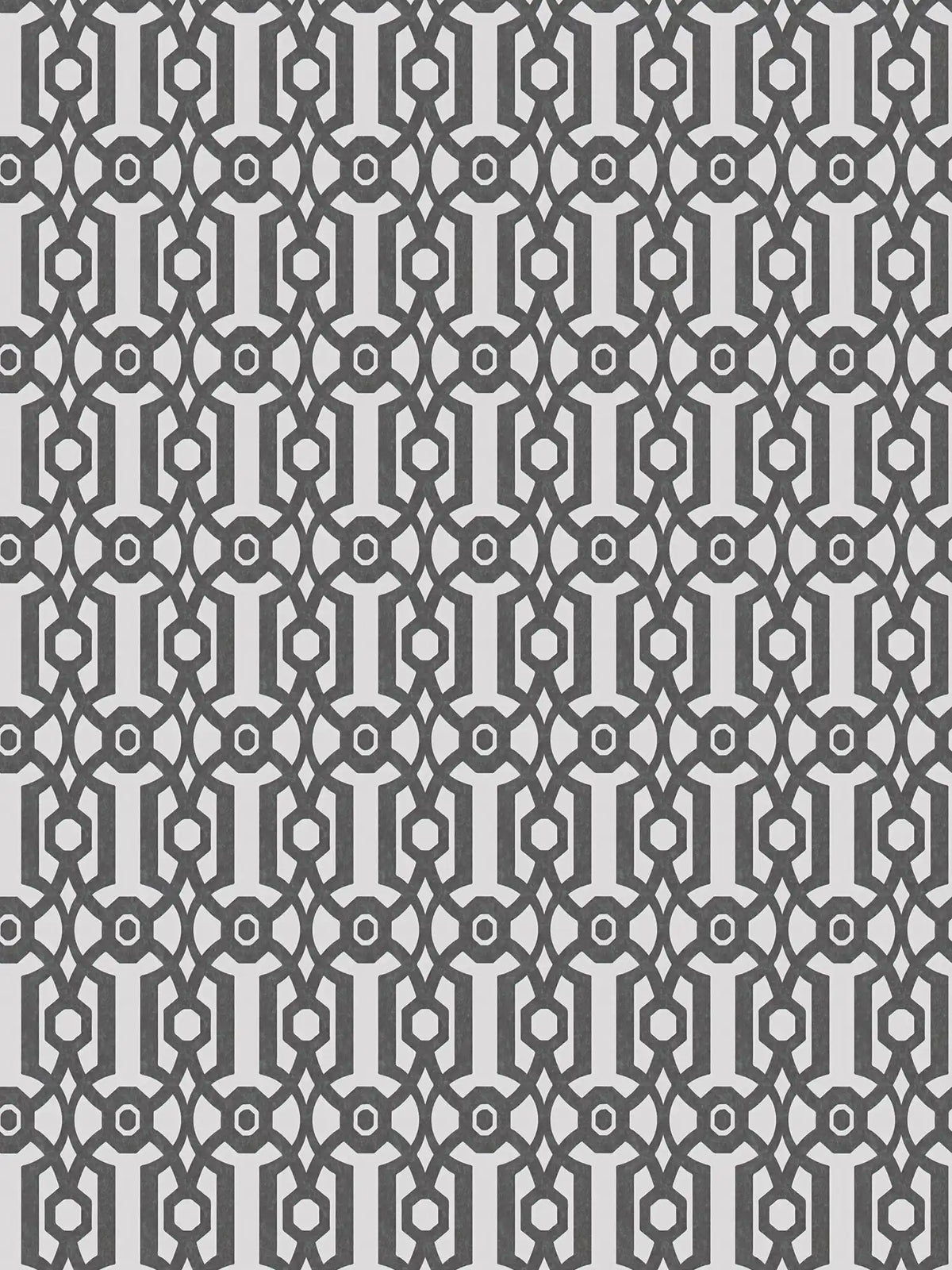 Sample - Baroque Pattern Wallpaper - Charcoal