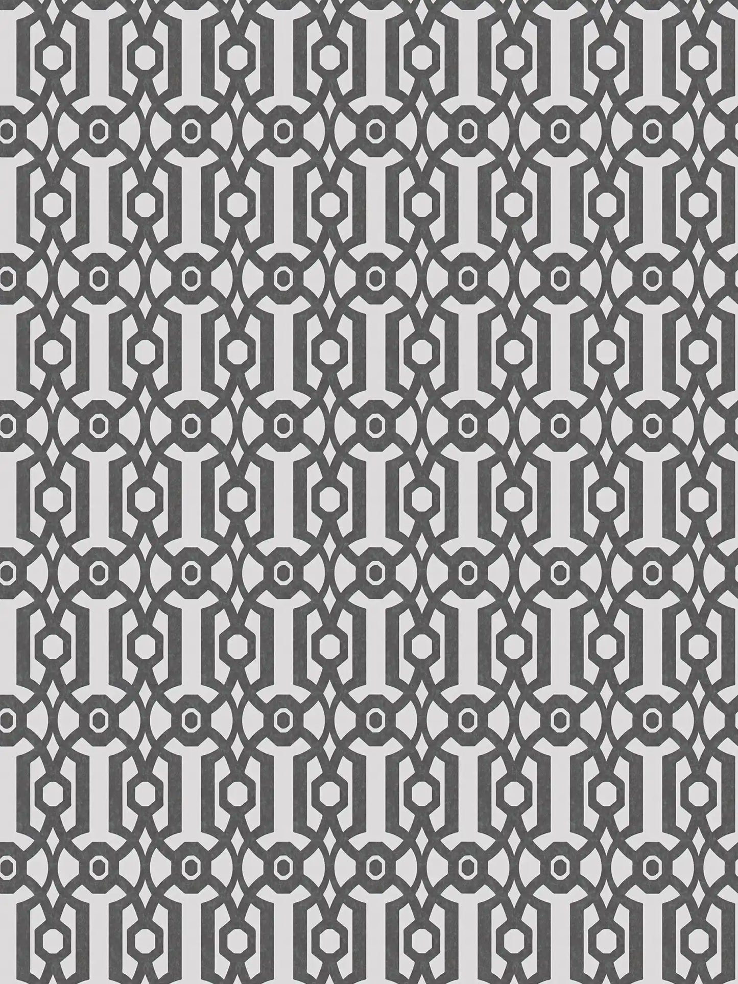 Sample - Baroque Pattern Wallpaper - Charcoal