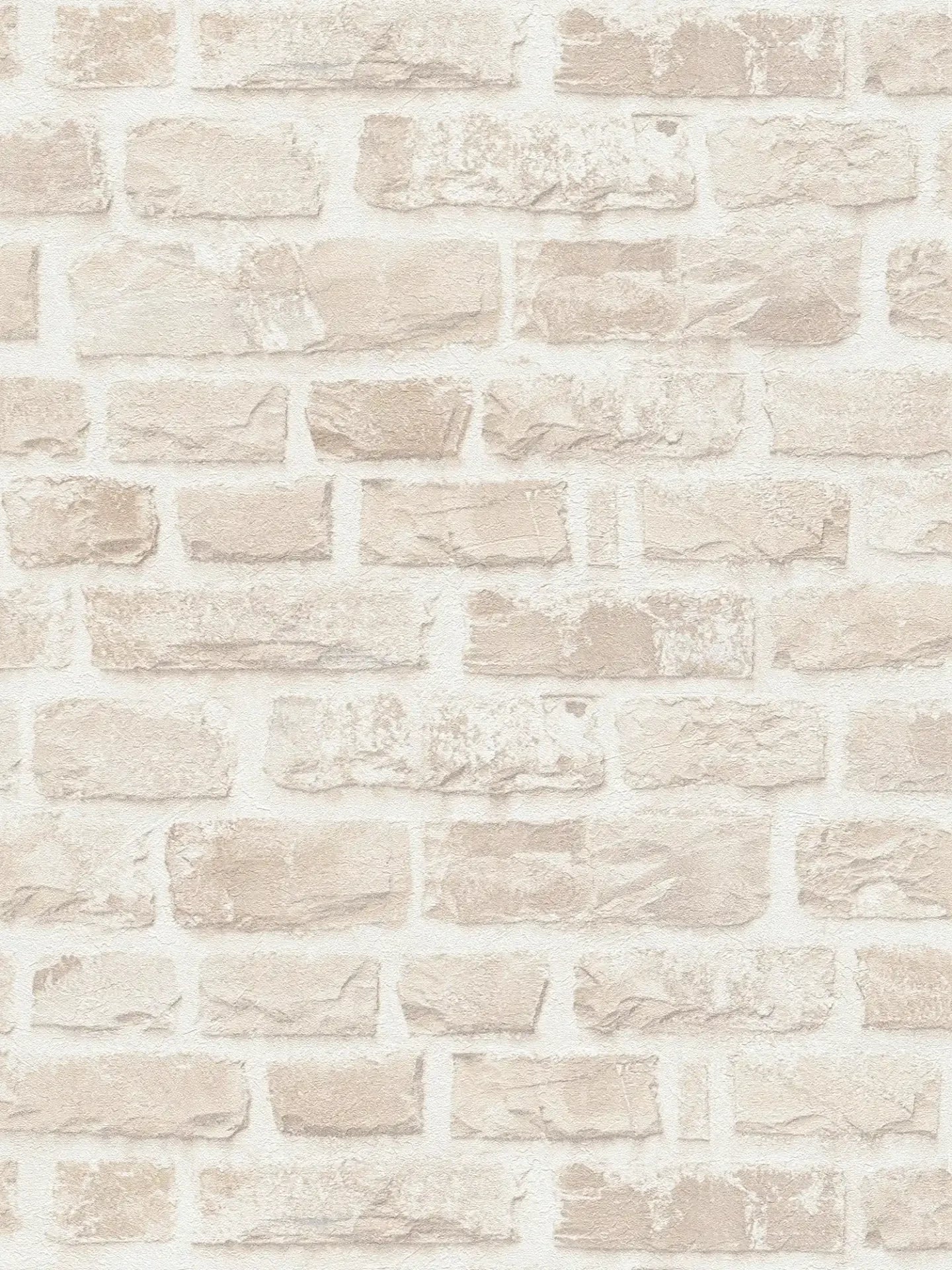 Classic Brickstone - Natural Wallpaper - Beige