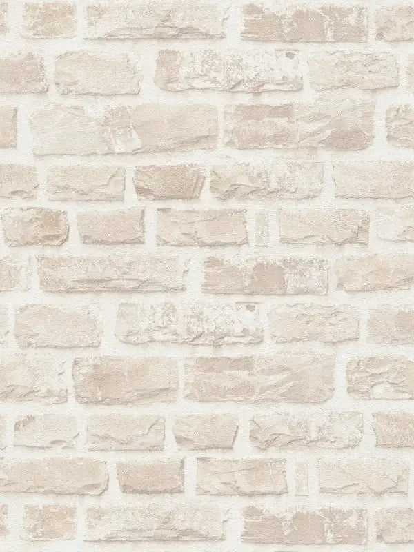 Sample - Classic Brickstone - Natural Wallpaper - Beige