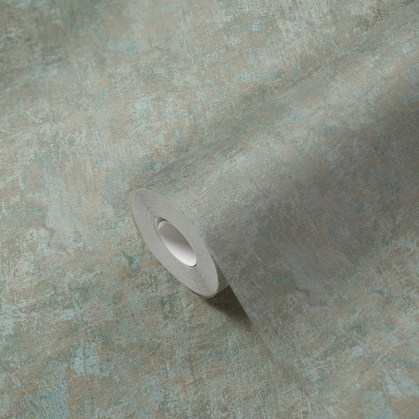 Sample - Natural Living Plains Wallpaper - Beige Green
