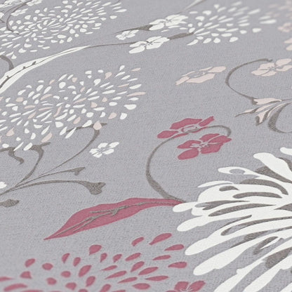 Bloom Wallpaper - House of Turnowsky - Grey/White