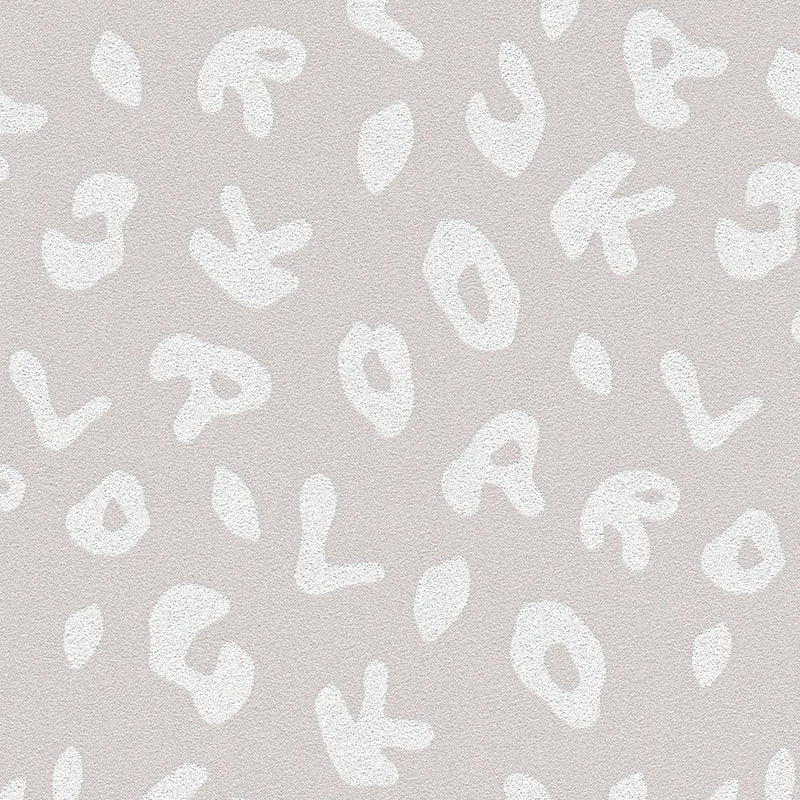 Leopard - Karl Lagerfeld Wallpaper - Grey