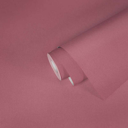 Art of Eden Plain Coordinate Wallpaper - Dark Pink