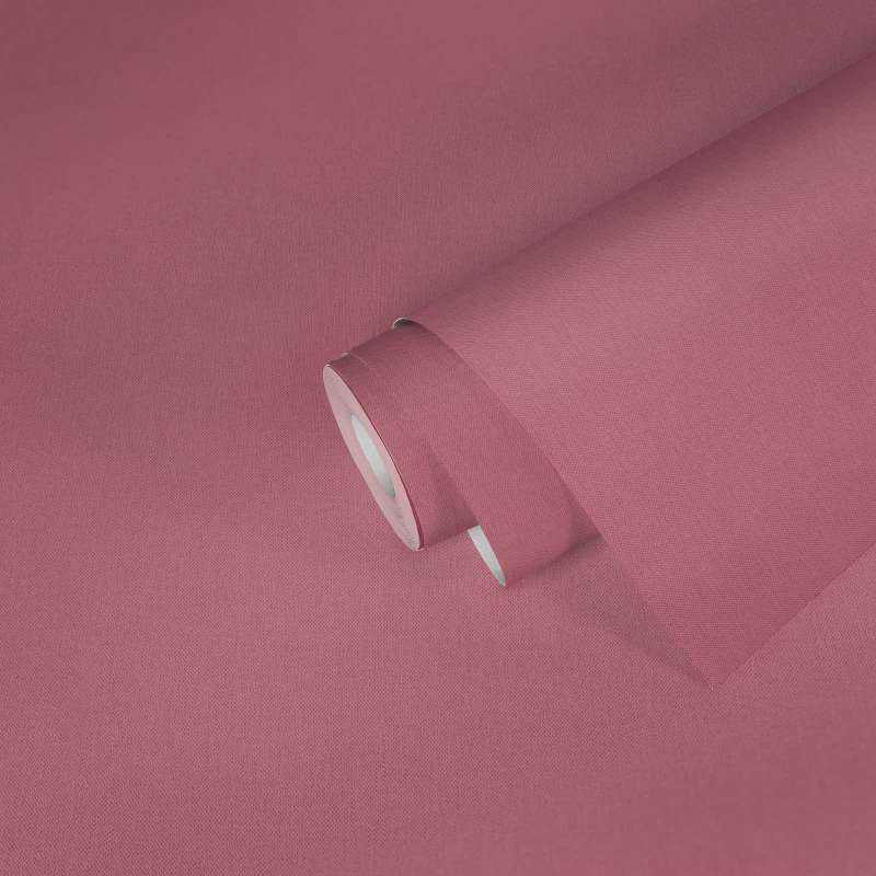 Art of Eden Plain Coordinate Wallpaper - Dark Pink