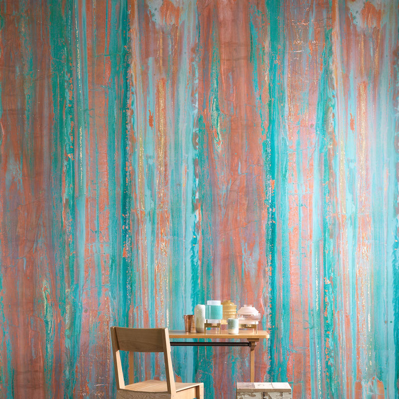 Sample - Piet Hein Eek 'Spoiled Copper' wallpaper - Spoiled Copper