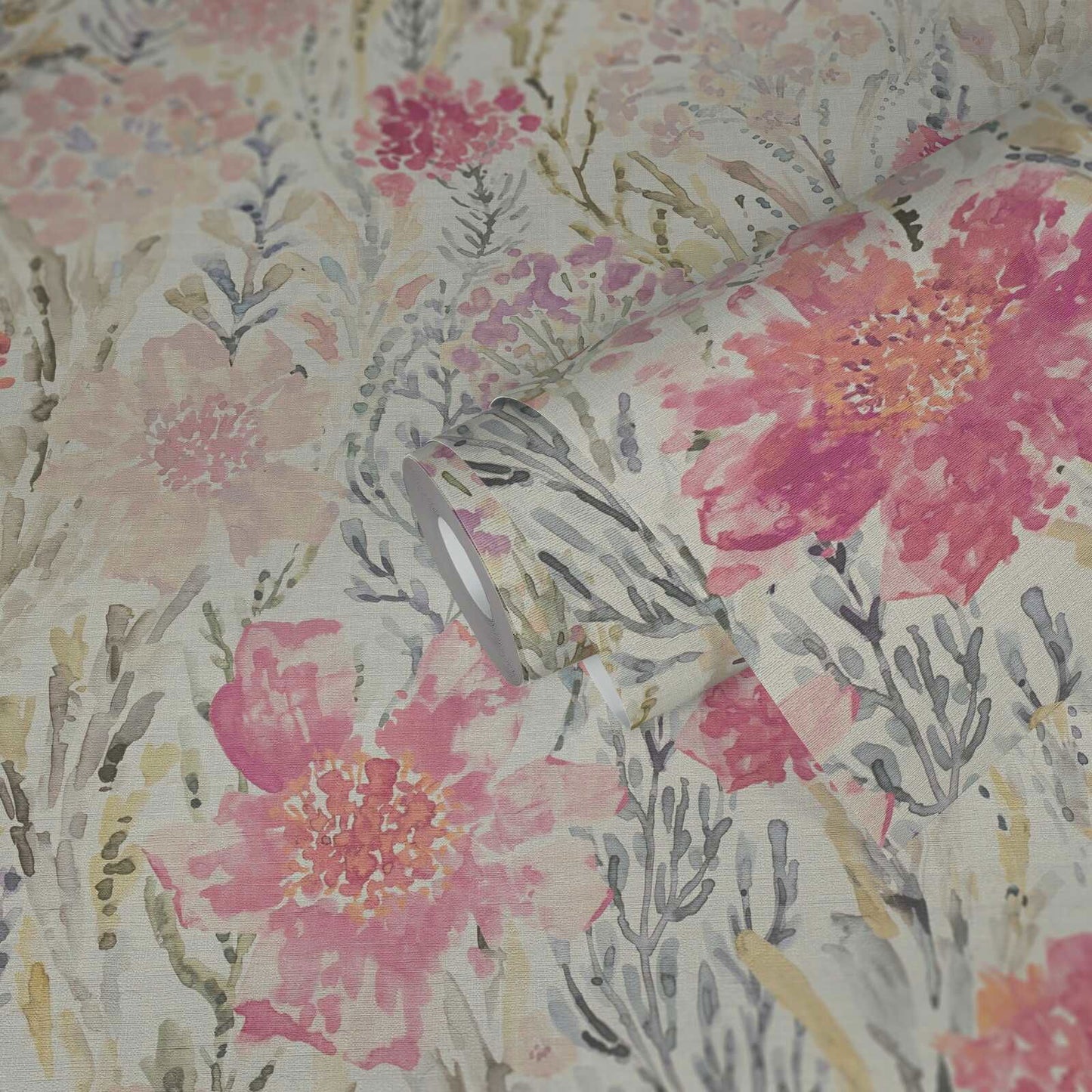 Aquarell Dreams Wallpaper - Pink