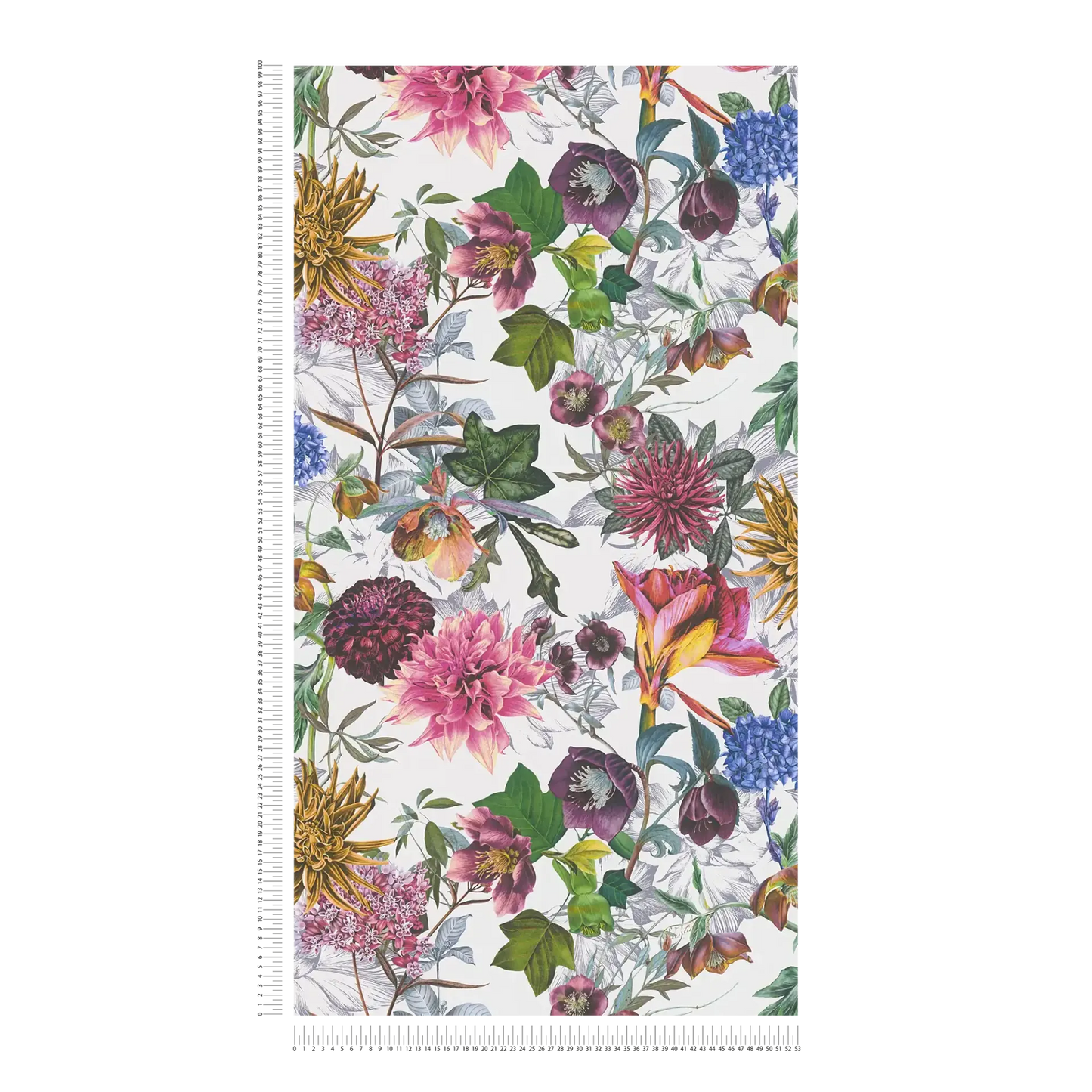 Floral Trails Wallpaper - Multicolour