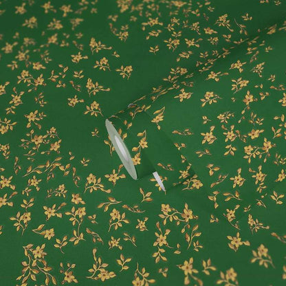 Versace Fall Wallpaper - Green/Gold/Yellow