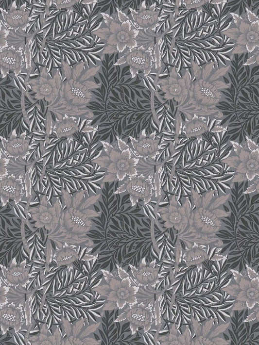 Baroque Floral Wallpaper - Black