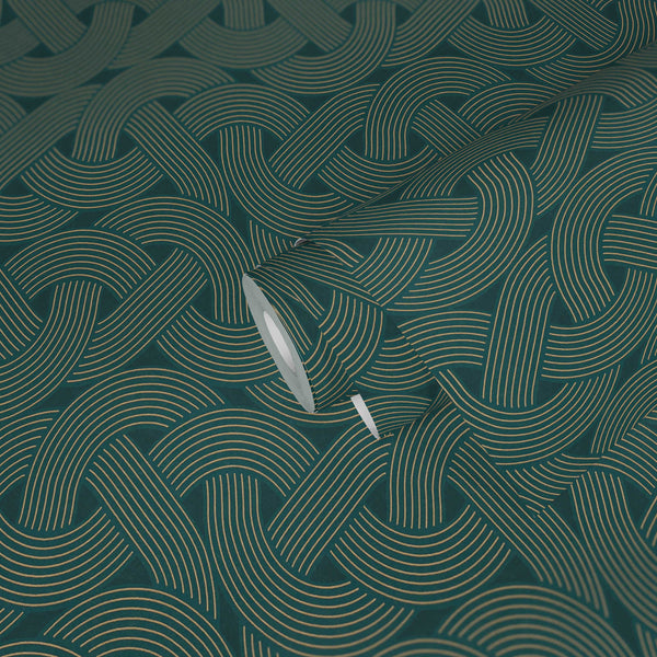 Sample - Weave - Architects Wallpaper - Green