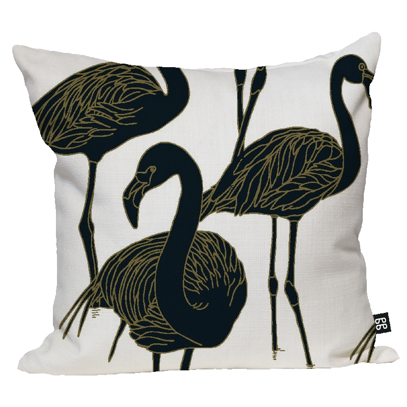 Deco Flamingo Wallpaper - Super Wide